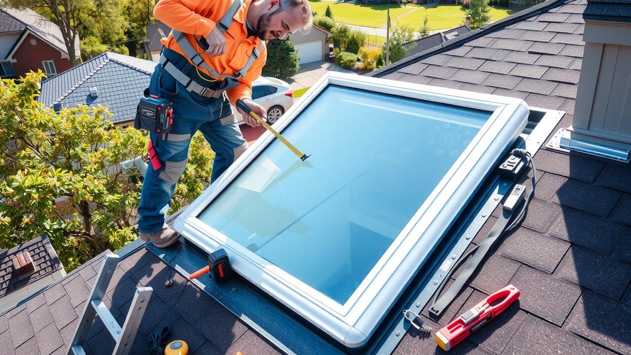 Skylight installation