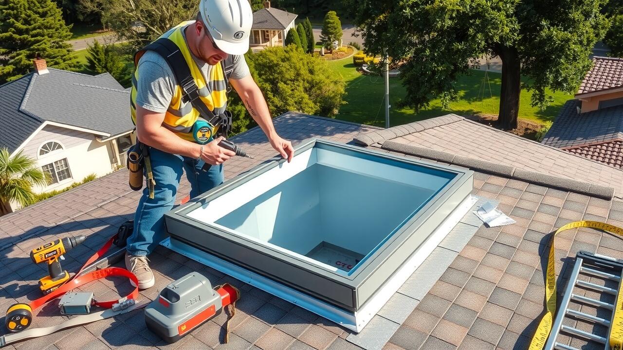 Skylight installation